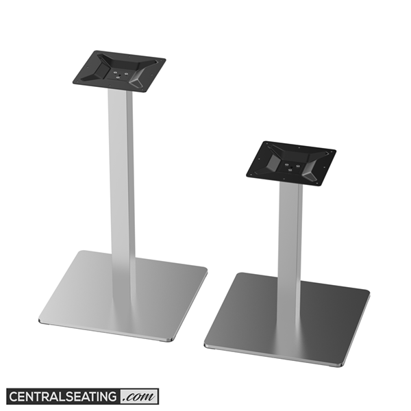 Square Stainless Steel 22"x22" Table Base TBSS22S