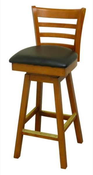 Ladder Back Restaurant Wood Barstool WBS245C