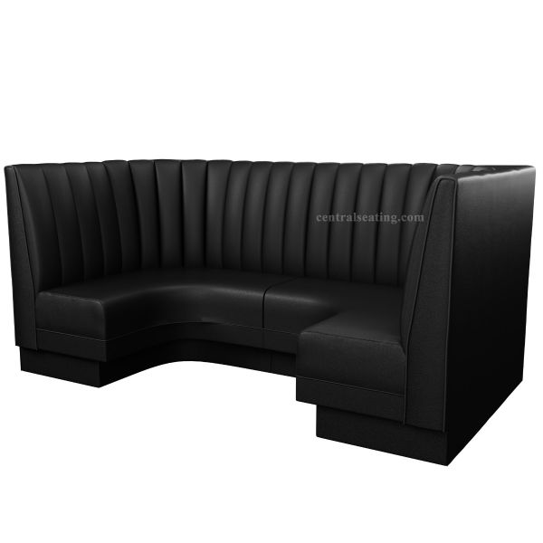 Classic 6" Wide Channel Back U Shaped Restaurant Booth B1004-6W