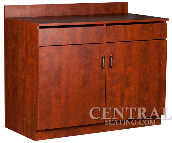 Quick Ship Double Waitress Station - 48" Wide 3 COLORS CT219D