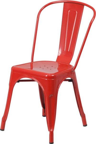 Classic Restaurant Tolix Chair in Red Color SC781R