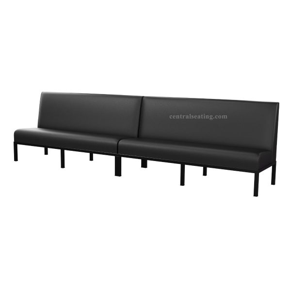 Banquette Restaurant Booth - Metal Frame with Cushion Seat & Back B1000