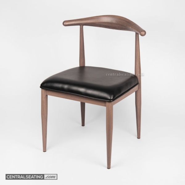 ELBOW DINING METAL CHAIR FOR COMMERCIAL USE