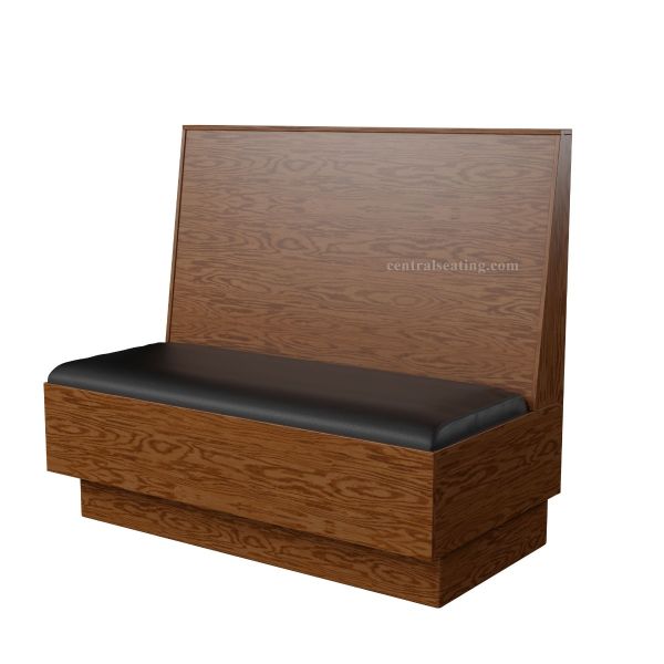 Wood Restaurant Dining Booth with Cushion Seat B1014-WB
