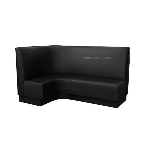 Plain Back L Shaped Restaurant Booth - B1007