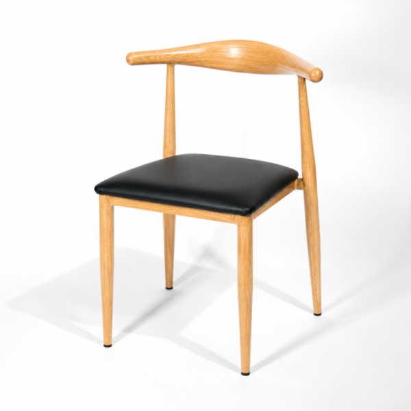 Space Saver Natural Oak Wishbone Chair