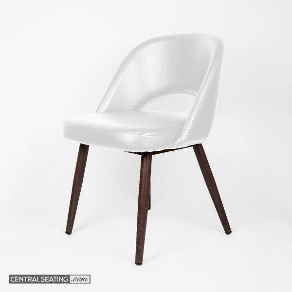 White Upholstered Restaurant Dining Chair - SC5670W