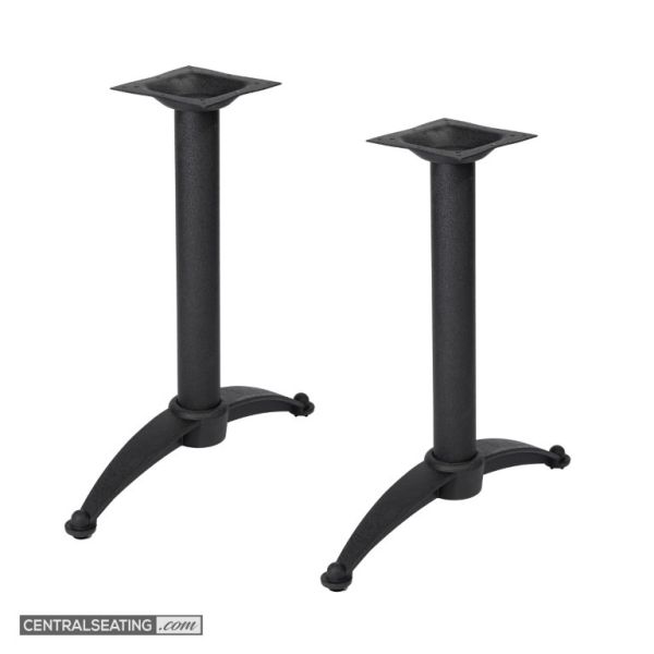 Blade Style Cast Iron Restaurant Table Bases – Set of 2
