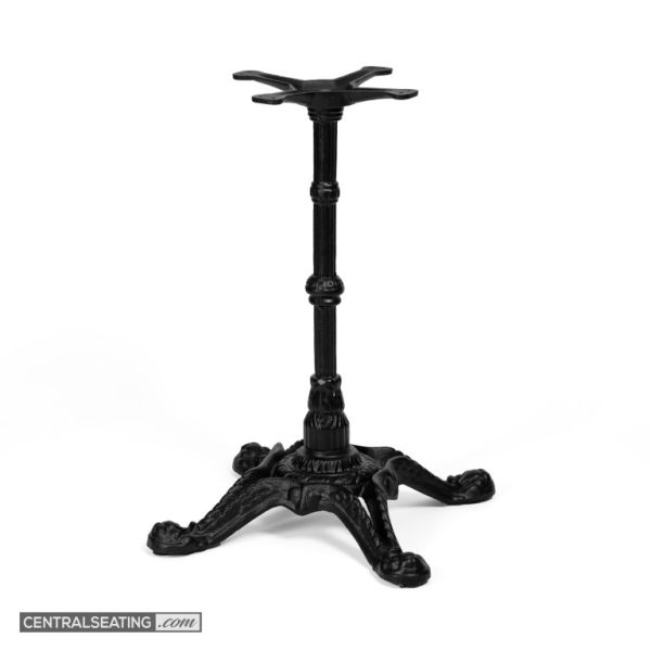 heavy duty vintage victoria designer style black table base for restaurants