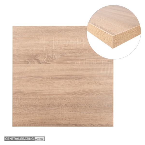 DUROlight Melamine Table Top, Sawcut Oak - TLDSO