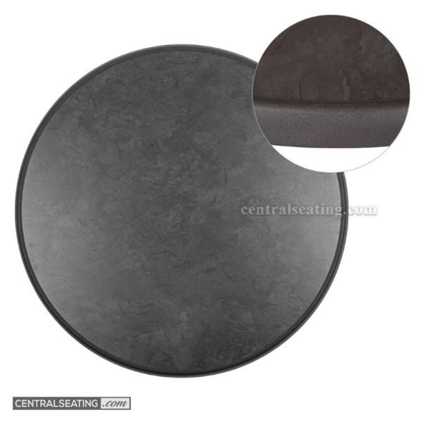 SEVELIT Indoor / Outdoor Table Top, Pizarra Color TPPR