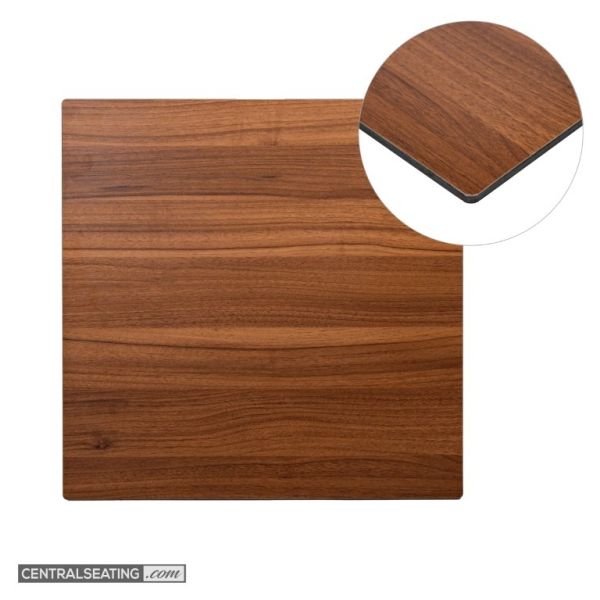 Walnut outdoor restaurant table top