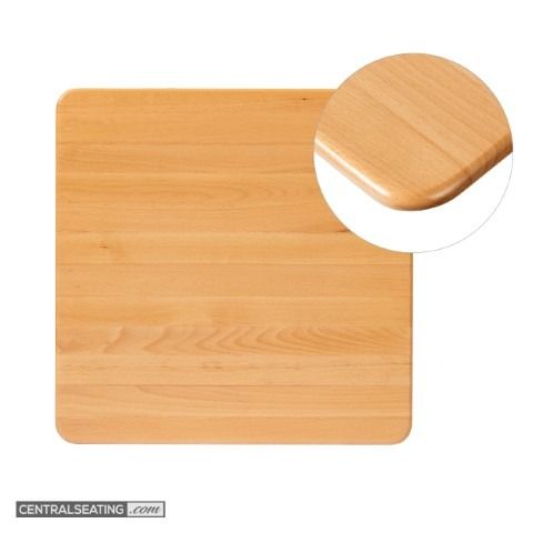 Solid Beechwood Restaurant Table Top – Dark Walnut Finish