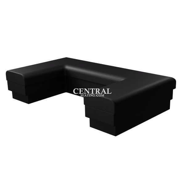 U Shaped Upholstered Waiting Bench - BW301